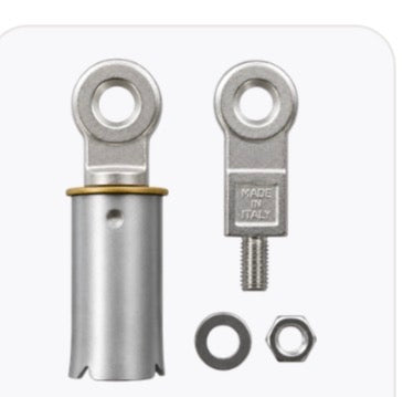 Roller shutter ground lock
