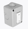 Rocker switch roller shutter door control